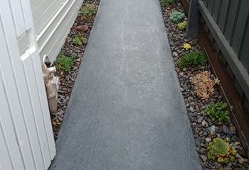 Pathway sealing and painting project